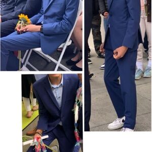 Michael Kors Teen/ Men's Slim Fit Blue Suit